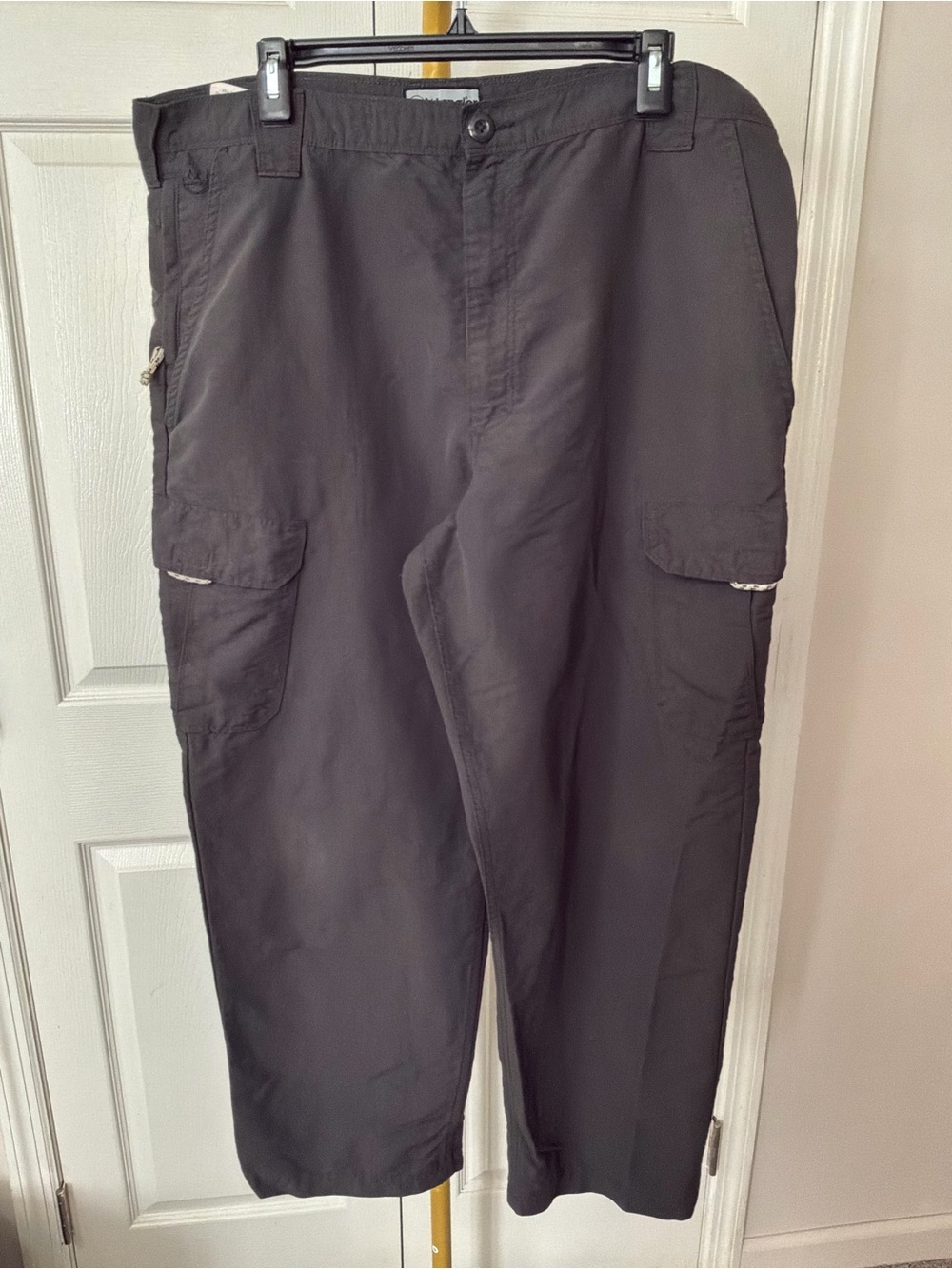 Wrangler Men's Grey Cargo Pants 38 x 30